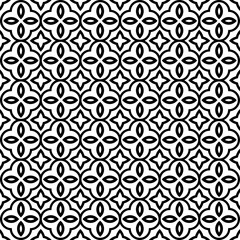 islamic black and white ornament