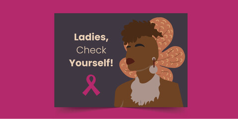 Ladies, Check Yourself - Breast Cancer Card for African Women