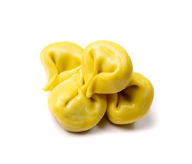 Tortellini, Agnolotti, Cappelletti Isolated