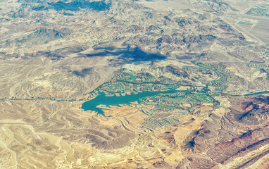 Henderson, Nevada - The Lake Las Vegas Resort, built around an artificial lake in the desert east...