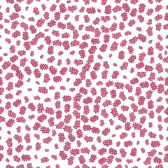 Staphylococcus bacteria under the microscope. Medical research of microbes. Biochemistry and analysis concept. Vector illustration.