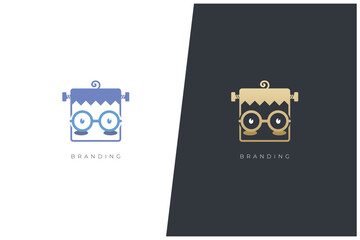 Franken Studio Multimedia Production Vector Logo Concept