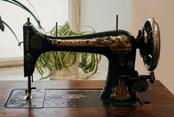 old sewing machine