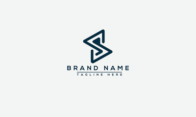 Logo design letter S . Elegant modern. Vector template.