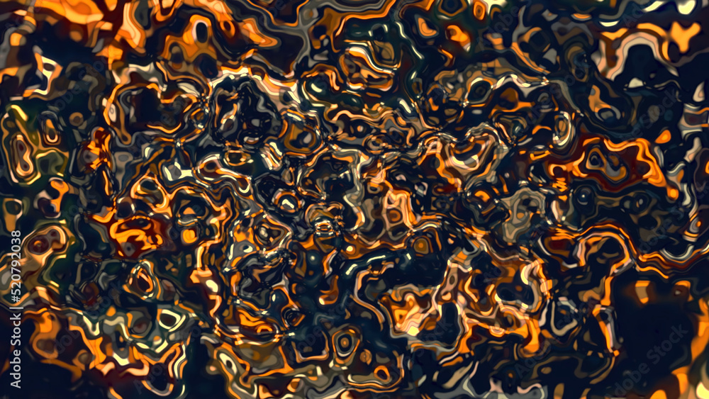 Poster plasma liquid with shimmering moving texture. motion. slowly bubbling plasma fluid. background with 