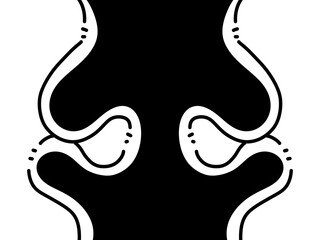 black and white of abstract background