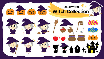 Witch-illust-Collection-Halloween