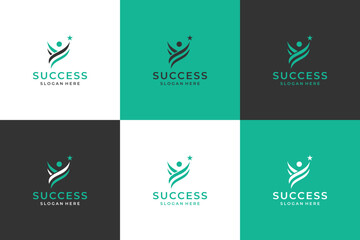 People care success health life logo vector template