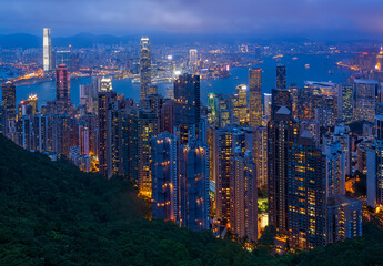 Obraz premium Hong Kong Skyline