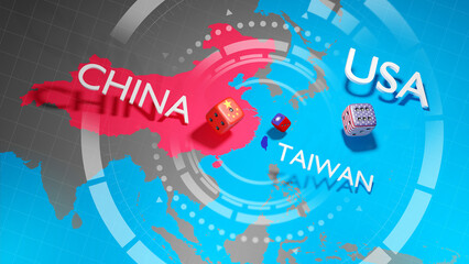 Conflict between China and Taiwan. China–Taiwan relations. China versus Taiwan.