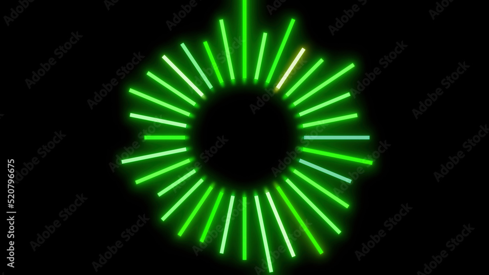 Poster minimalistic visualization of audio or sound equalizer, colorful vibrating lines. design. abstract c