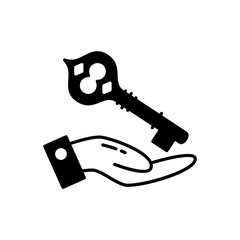 Key Solutions icon in vector. Logotype