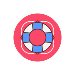 Help icon in vector. Logotype