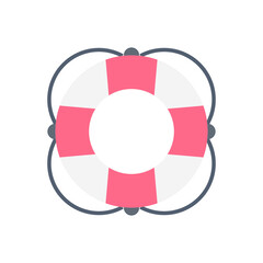 Help icon in vector. Logotype