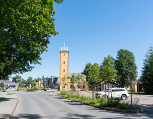 street view in hiiumaa, estonia, europe