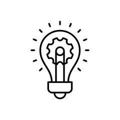 Idea Development icon in vector. Logotype