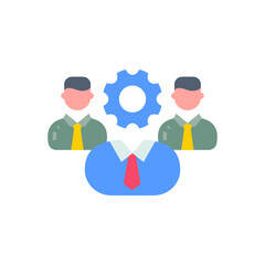 Support Team icon in vector. Logotype