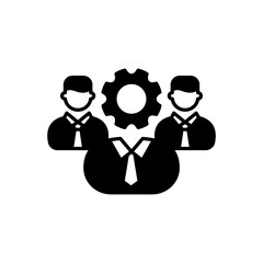 Support Team icon in vector. Logotype