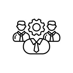 Support Team icon in vector. Logotype