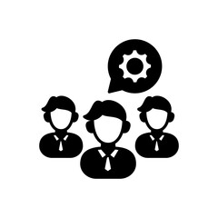 Technical Team icon in vector. Logotype