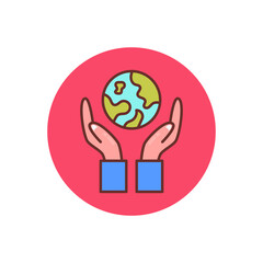 Social Responsibility icon in vector. Logotype
