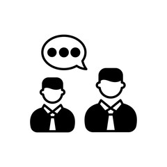 Conversation icon in vector. Logotype