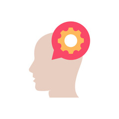 Productive Thinking icon in vector. Logotype