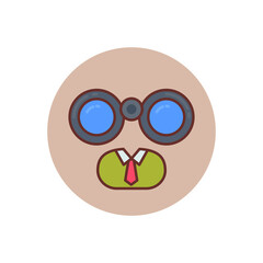 Business Forecasting icon in vector. Logotype