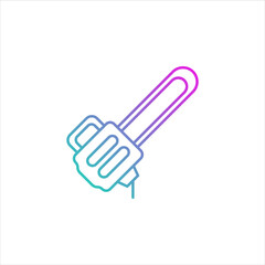 chainsaw vector for website symbol icon presentation