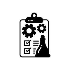 Management Strategy icon in vector. Logotype