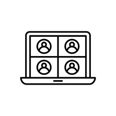 Conference icon in vector. Logotype