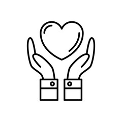 Ethical Responsibility icon in vector. Logotype