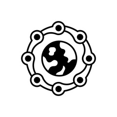 Connection icon in vector. Logotype