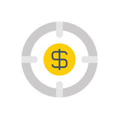 Obraz premium Business Goal icon in vector. Logotype