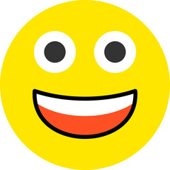 Grinning Face with Big Eyes Icon