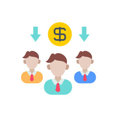 Team Effort  icon in vector. Logotype