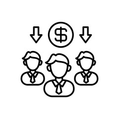 Team Effort  icon in vector. Logotype