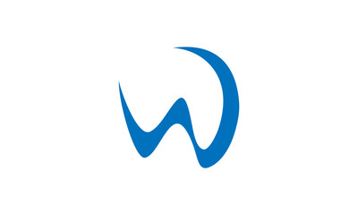 Letter W Dental logo template. Concept of the Dentist Logo	