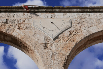 Dome of the Rock in Jerusalem, Gnomon, Sun Clock  © edronax