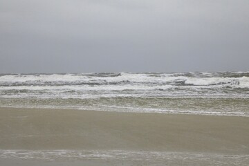 High tide during the storm 