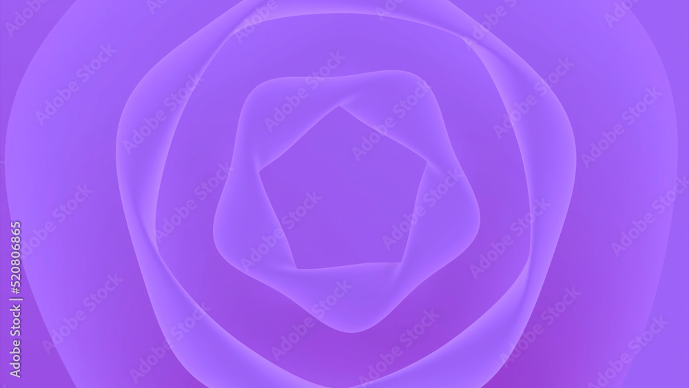 Poster slow moving 3d rings. design. stylish animation with moving centralized circles. rings move in cente