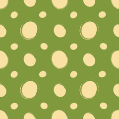 Seamless pattern with brush strokes elements Vector illustration