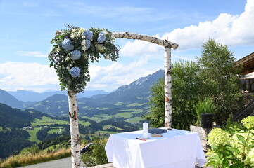 Hochzeit auf der Brenner Alm.