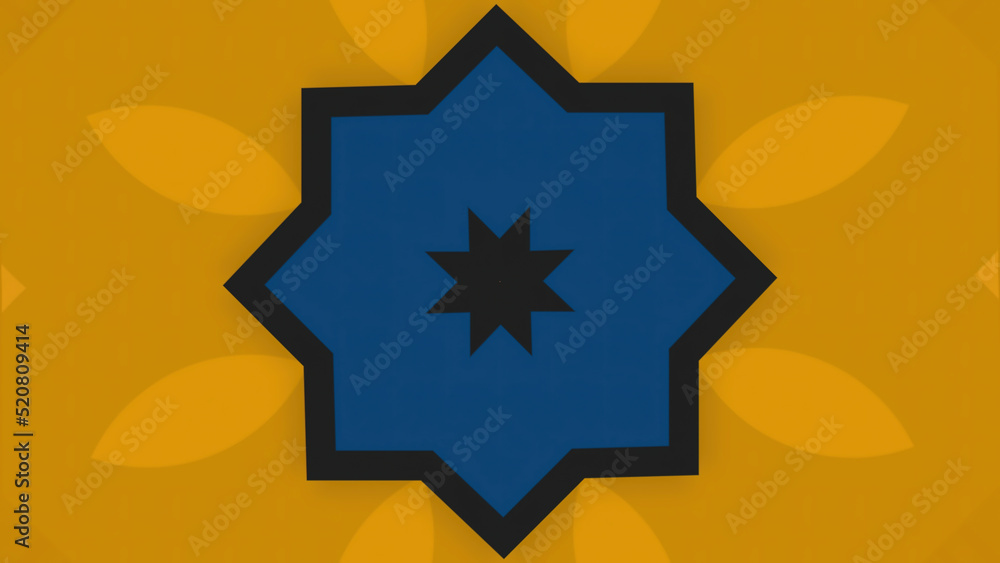 Poster animation with floral pattern. motion. colored floral pattern repeats. simple floral pattern flashes