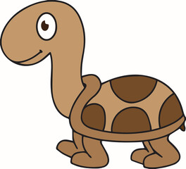 turtle cartoon or tortoise cartoon 