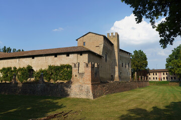 Fototapeta na wymiar Castle of Maccastorna, Lodi, Italy