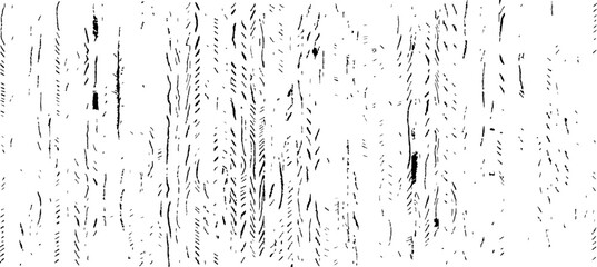 Obraz premium Monochrome texture composed of irregular graphic elements. Distressed uneven grunge background. Abstract vector illustration. Overlay for interesting effect and depth. Isolated on white background.