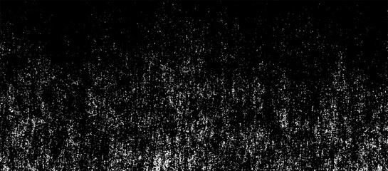 Monochrome texture composed of irregular graphic elements. Distressed uneven grunge background. Abstract vector illustration. Overlay for interesting effect and depth. Isolated on white background.