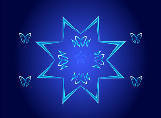 abstract star background