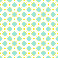Colorful pattern illustration background in modern and retro style.
